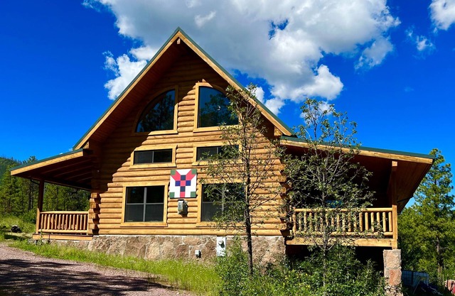 Spectacular 6 BR cabin surrounded by ponderosa pines - in Alpine