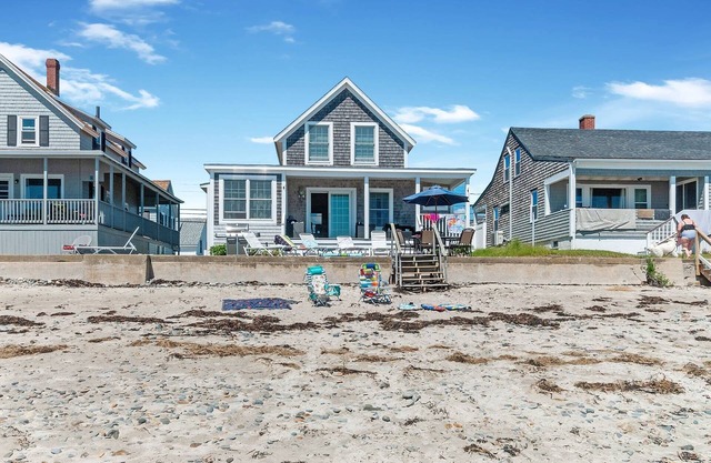 STUNNING BEACHSIDE LISTING DIRECTLY ON WELLS BEACH: 180 DEGREE OCEAN/BEACH VIEWS