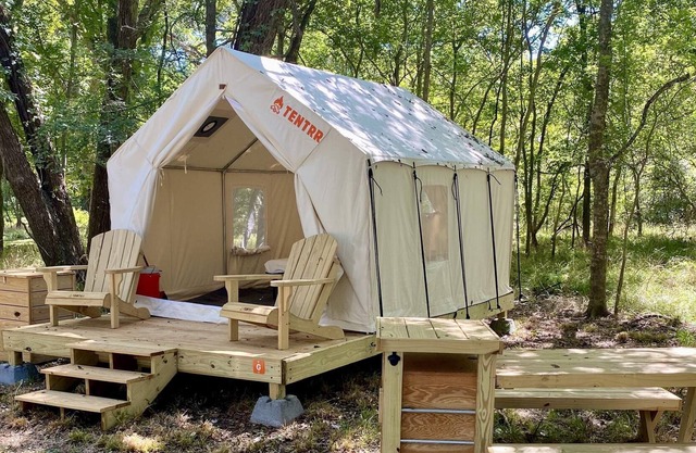 Tentrr State Park Site Texas Brazos Trailside Camp 