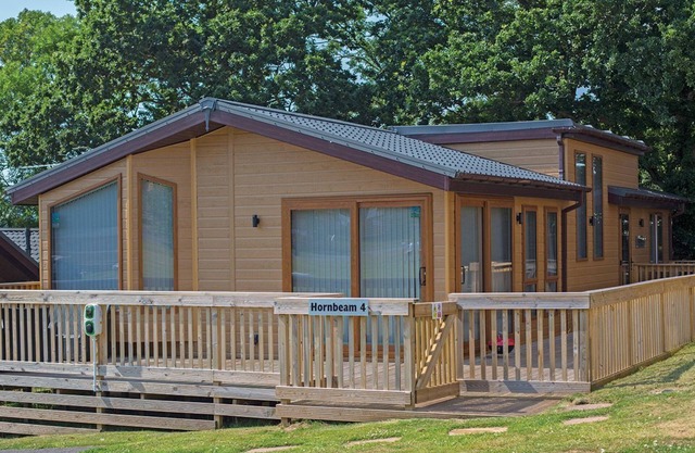 The Hornbeam may be our standard two bedroom lodge, but they each come with their own individual loo