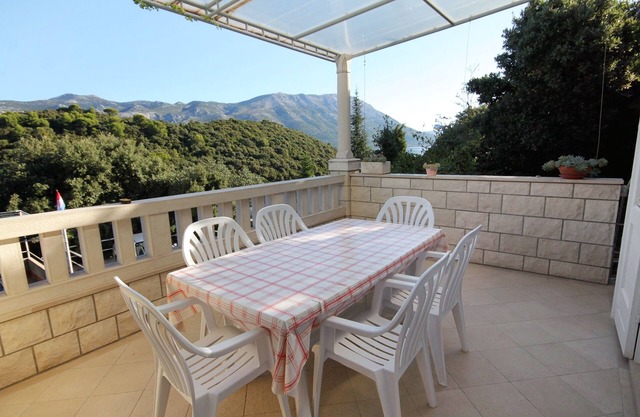Terrace Sea Žrnovska Banja Korčula 
