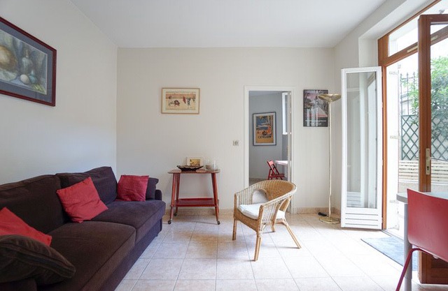 Very calm apt with YARD in PLACE D'ITALIE