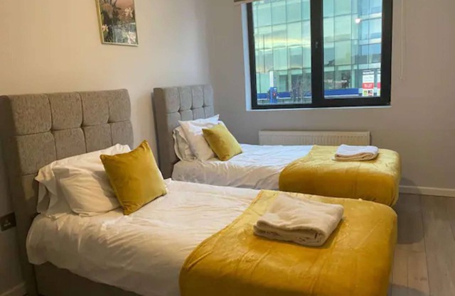 Very spacious living room and utterly self contained.