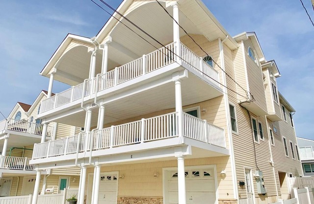 Views of the bay and wetlands from two decks and located in a quiet area away from the hustle and bustle of Sea Isle City's business districts.