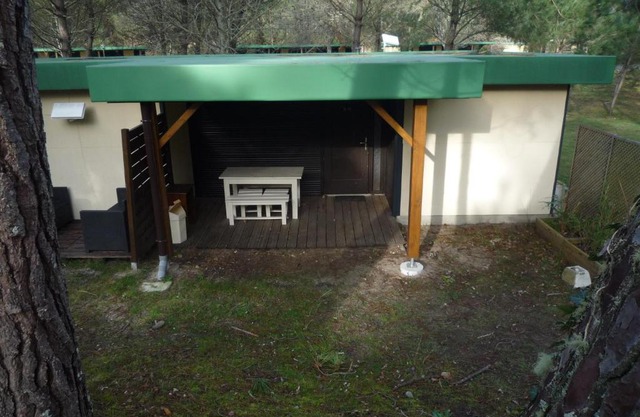 Village sous les pins