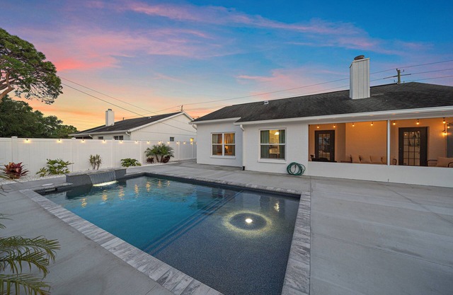 Waldemere House | Saltwater Pool | Screened Porch, Fireplace + Games