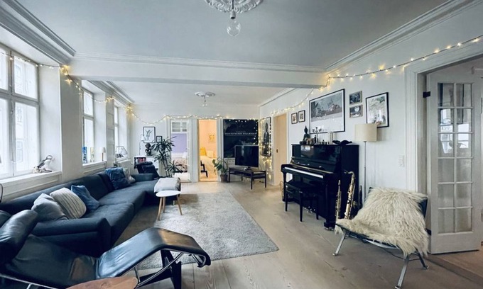 Copenhagen City Centre Apartment | 120 m² Apartment ∙ 3 bedrooms ∙ 5 guests