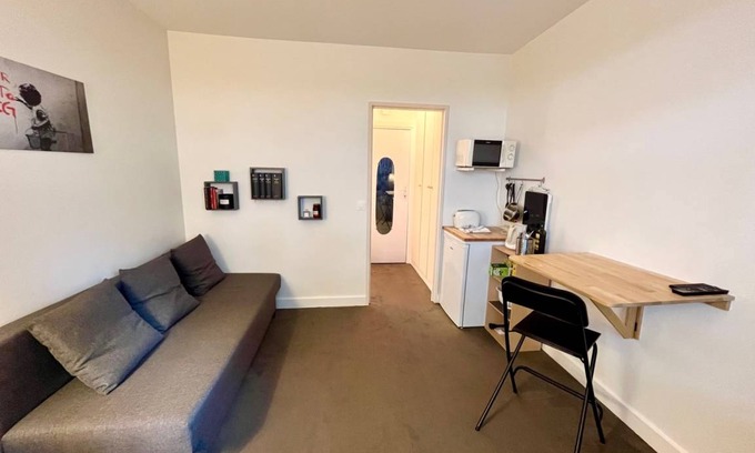 Prince–Marmottan Apartment | 25 m² Studio flat ∙ 1 bedroom ∙ 2 guests