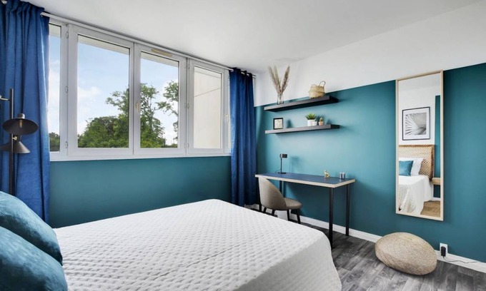 Le Kremlin-Bicetre Resort | 71 m² Private room ∙ 1 bedroom ∙ 4 guests