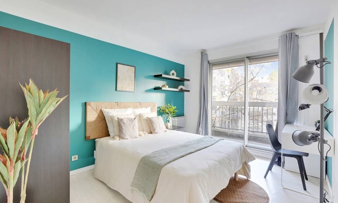 Boulogne-Billancourt Resort | 93 m² Private room ∙ 1 bedroom ∙ 5 guests