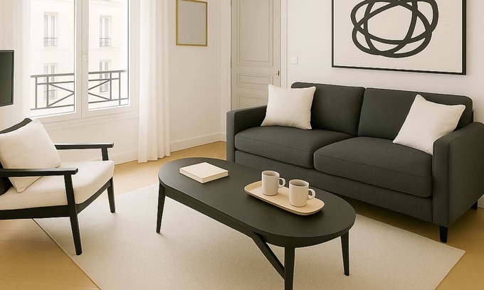 Saint-Lambert Apartment | Cosy Hideaway with lift near Montparnasse for 5