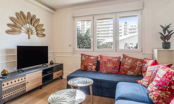 Billancourt–Rives de Seine Apartment | 90 m² Apartment ∙ 3 bedrooms ∙ 5 guests