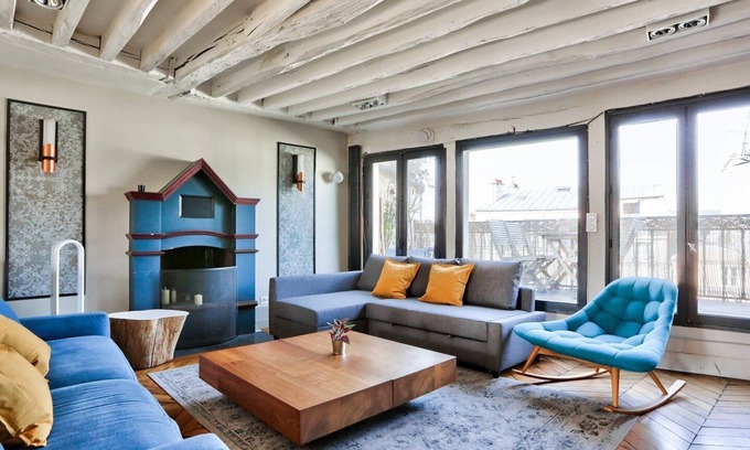 Arsenal Apartment | Le Marais Superb Apartment Terrace Paris