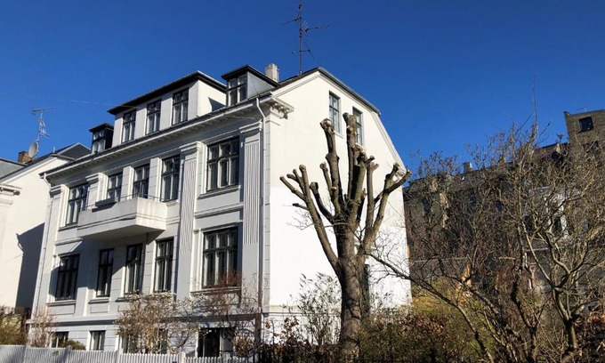 Frederiksberg C Hostel | Rooms in quiet white villa apartment Hortensiavej 8 on Frederiksberg C