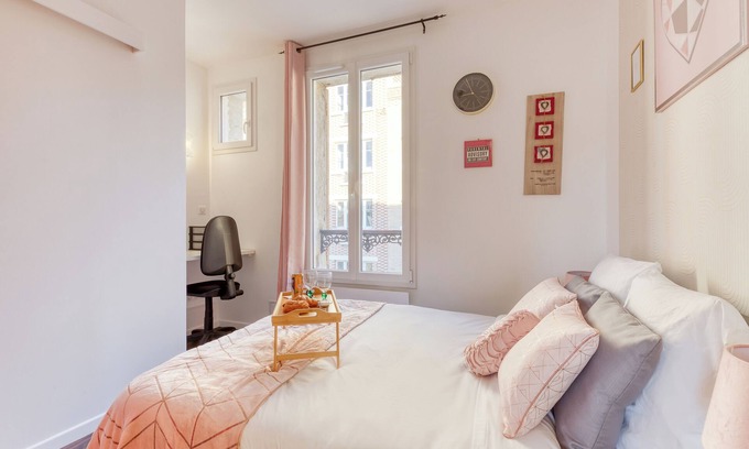Ivry-port Apartment | T2 little pink nest