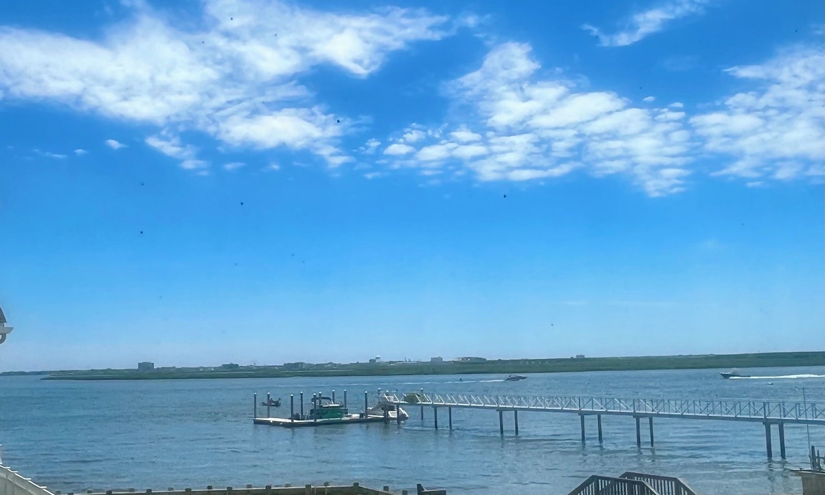 Somers Point Apartment | Bay View from your BED! Dog friendly and parking!