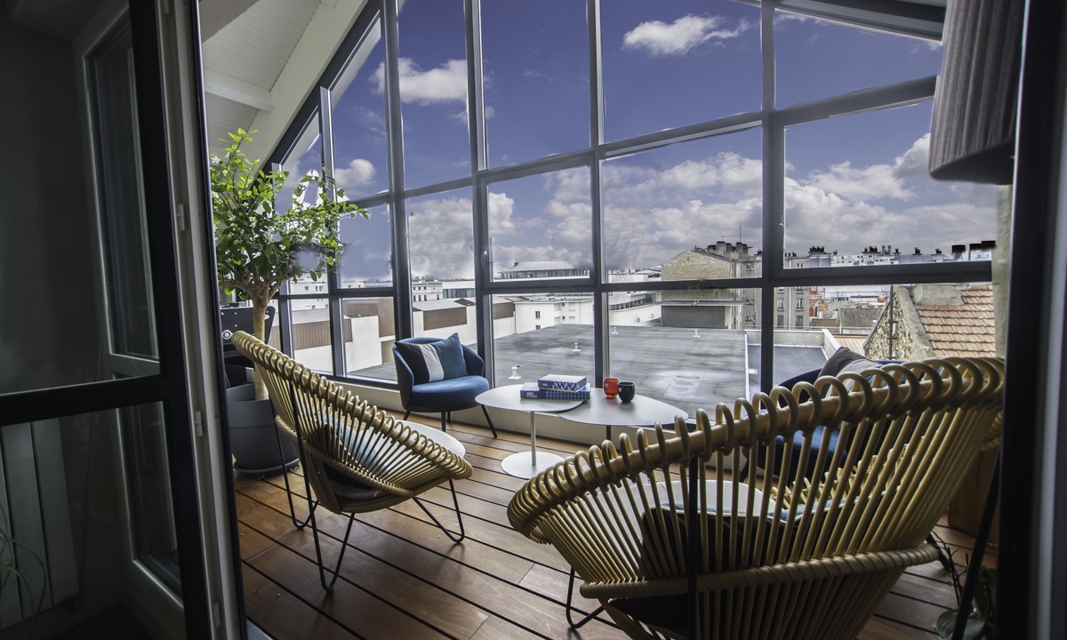 Puteaux Condo | Puteaux - GEORGES LEGAGNEUX - 100 sqm rooftop