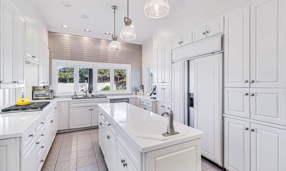 Bay Area Villa | Idyllic & elegant coastal villa with private yard, pool, office, & high ceilings