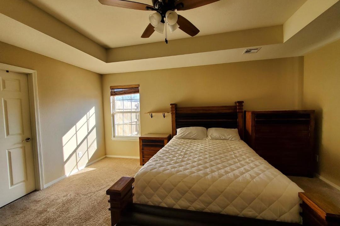 Bentonville House | Master Bed & Bath Just For You