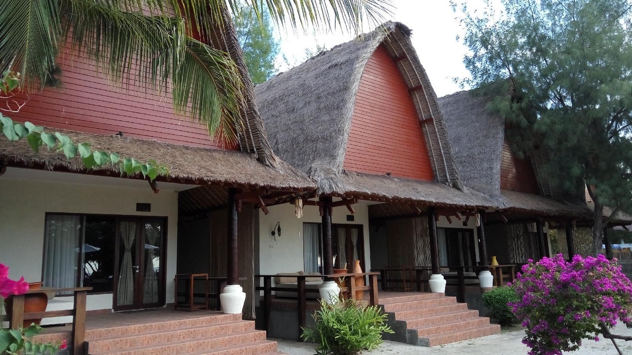 Photo of Buildings in Gili Trawangan