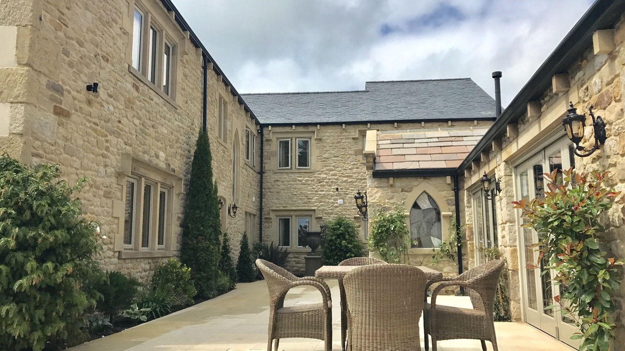 Photo of Buildings in Fence