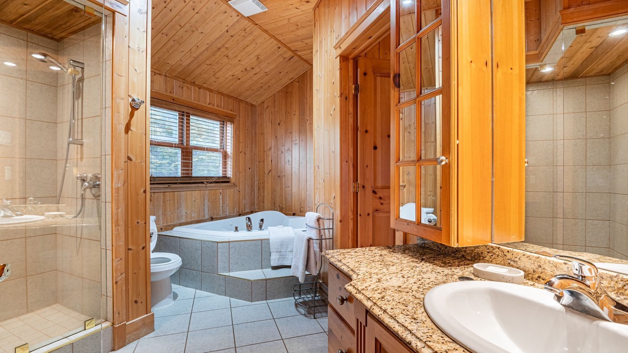 Photo of Bathroom in Fiddler Lake Resort