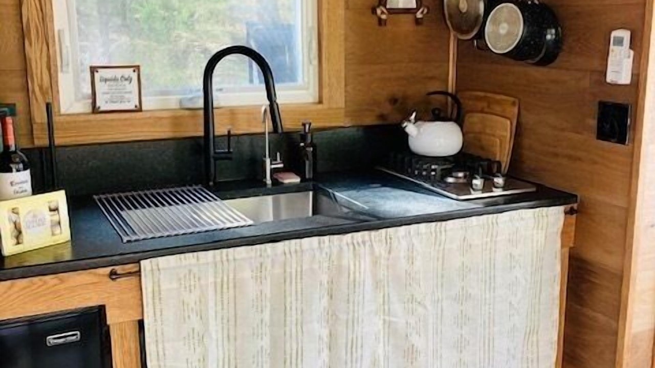 Photo of Kitchen in Log Cabin