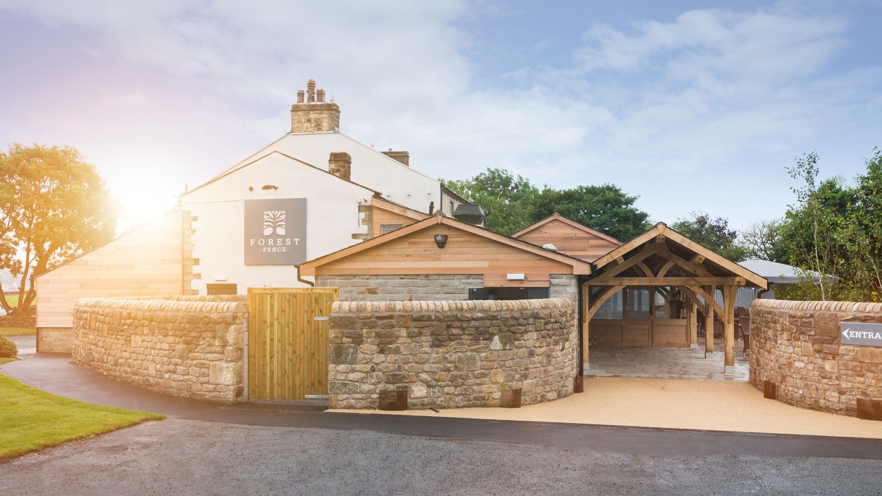 Photo of Buildings in Fence