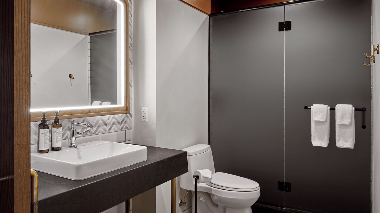 Photo of Bathroom in Downtown Detroit