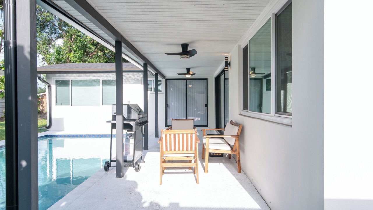 Photo of Patio Balcony in Sunset