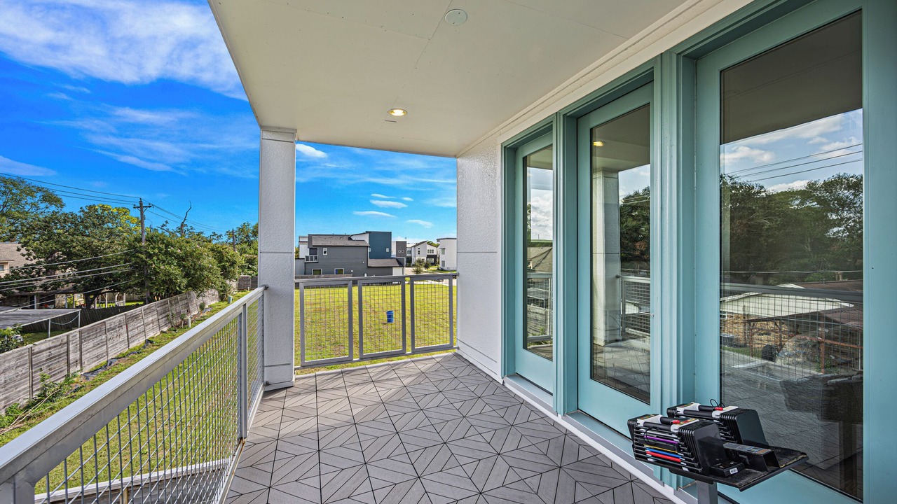 Photo of Patio Balcony in Spring Shadows