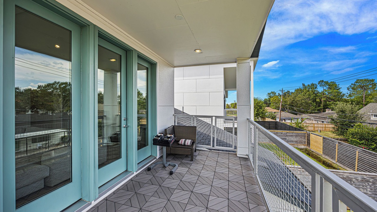 Photo of Patio Balcony in Spring Shadows