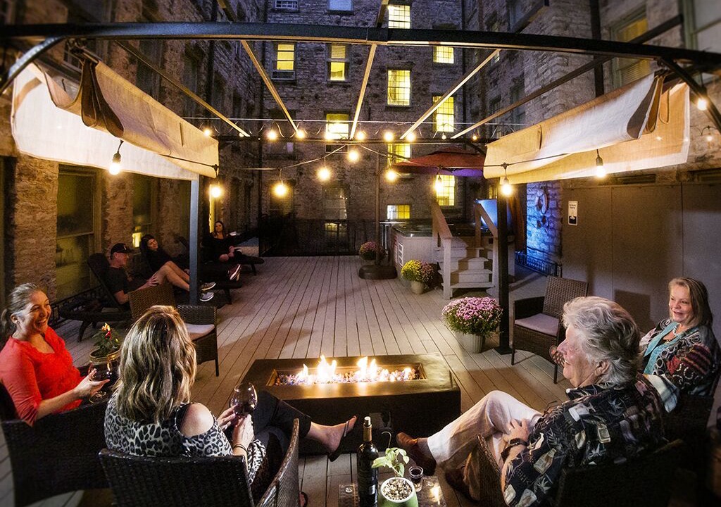 Photo of Patio Balcony in Eureka Springs Historic District