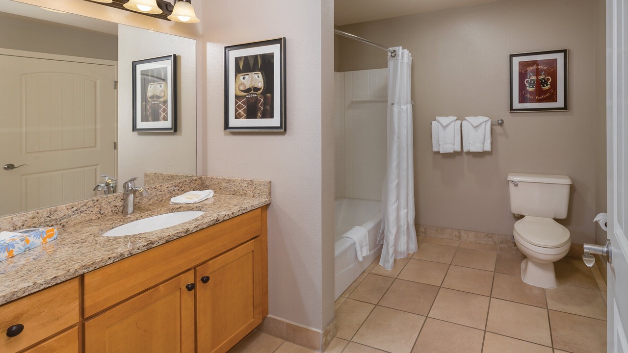 Photo of Bathroom in Downtown Leavenworth