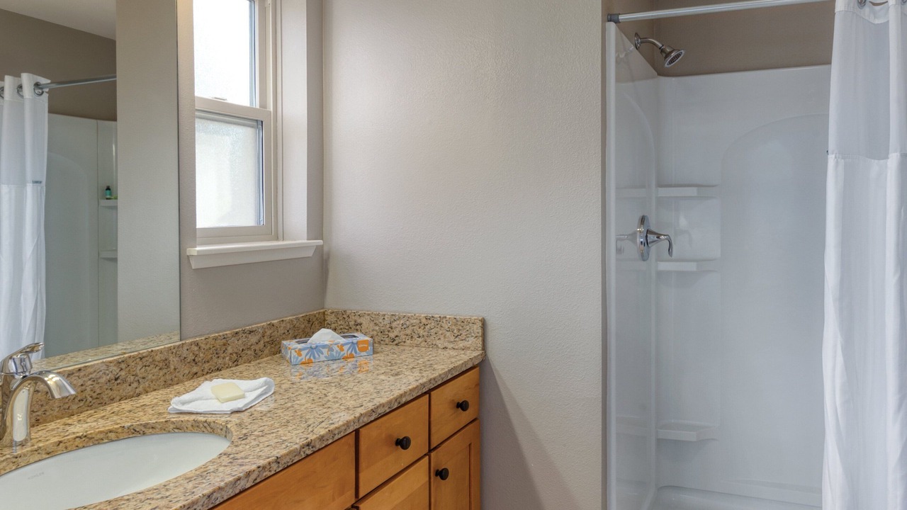 Photo of Bathroom in Downtown Leavenworth