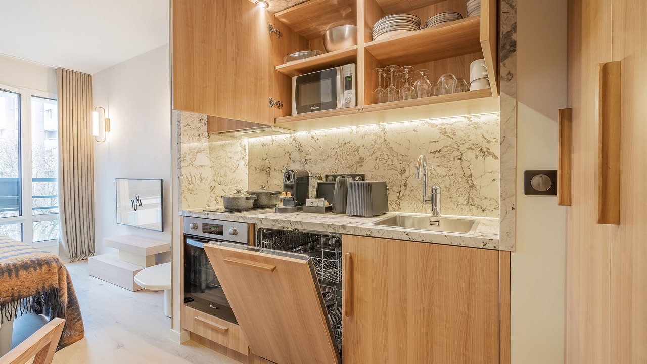 Photo of Kitchen in Quartier de la Plaine-de-Monceaux