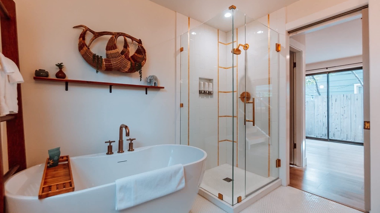 Photo of Bathroom in Historic Railroad District