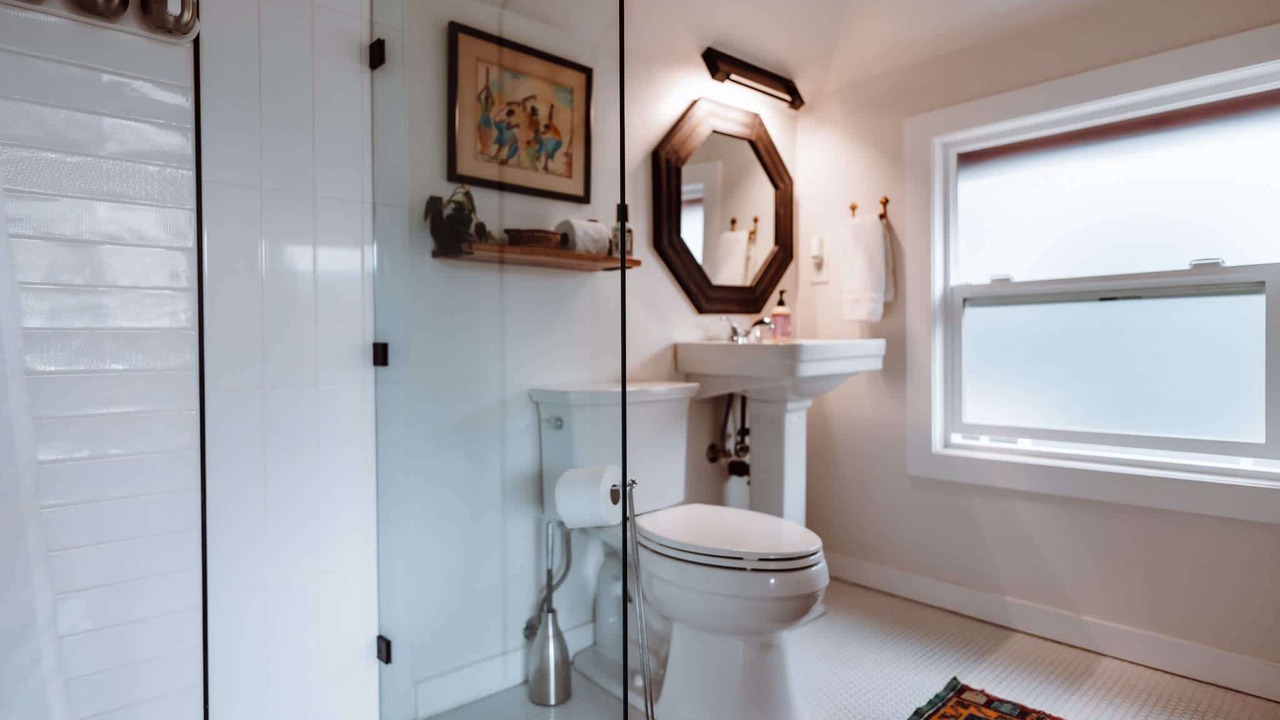 Photo of Bathroom in Historic Railroad District