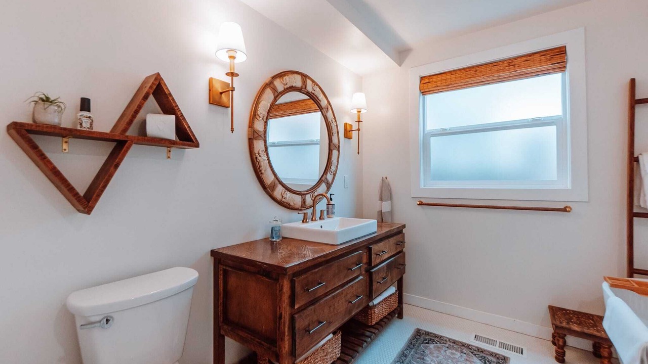 Photo of Bathroom in Historic Railroad District