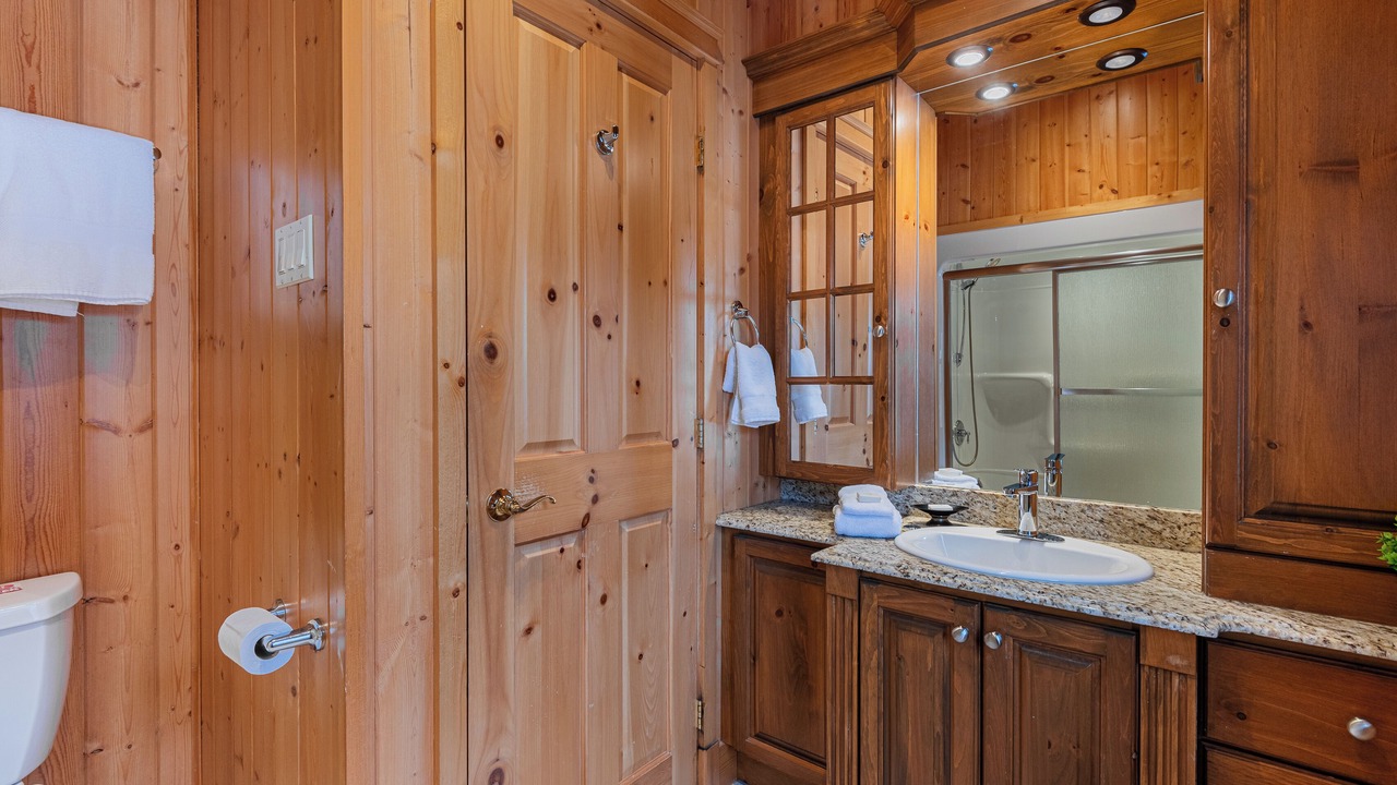 Photo of Bathroom in Fiddler Lake Resort