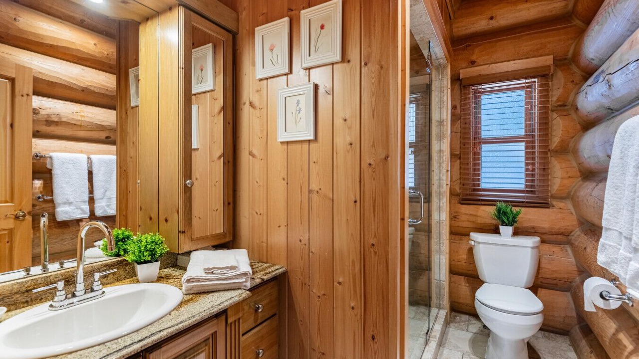 Photo of Bathroom in Fiddler Lake Resort