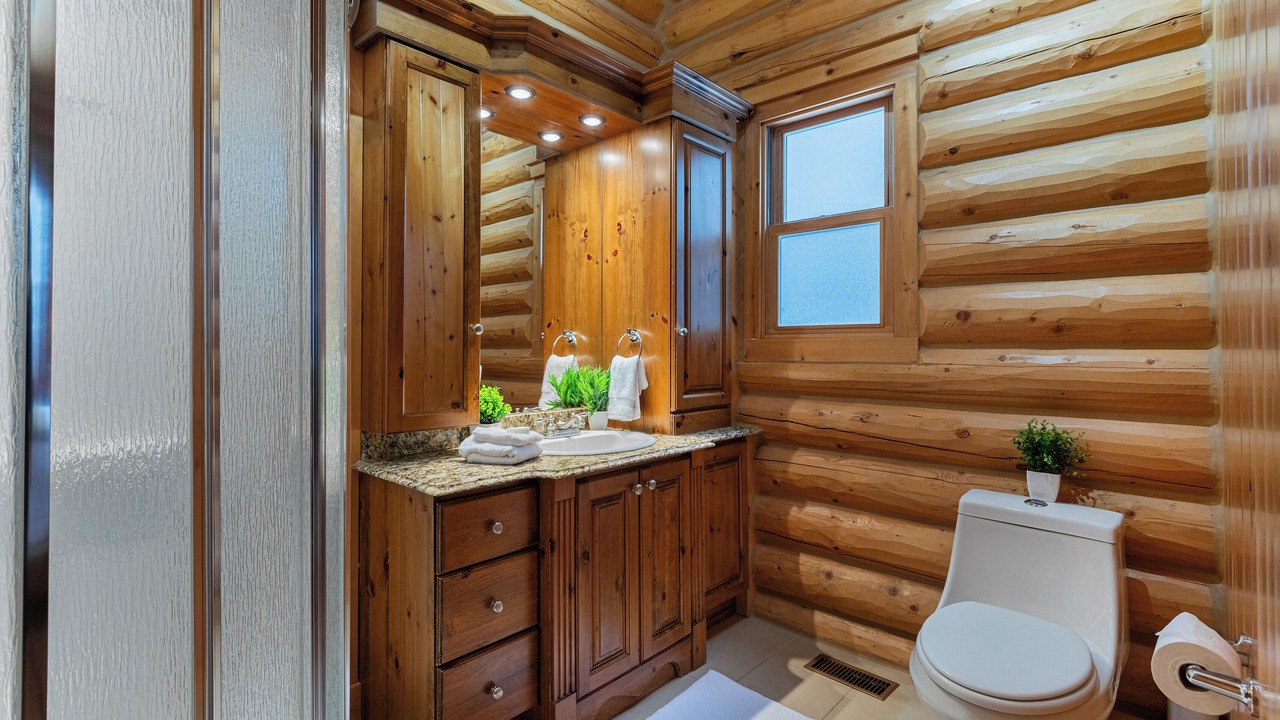 Photo of Bathroom in Fiddler Lake Resort