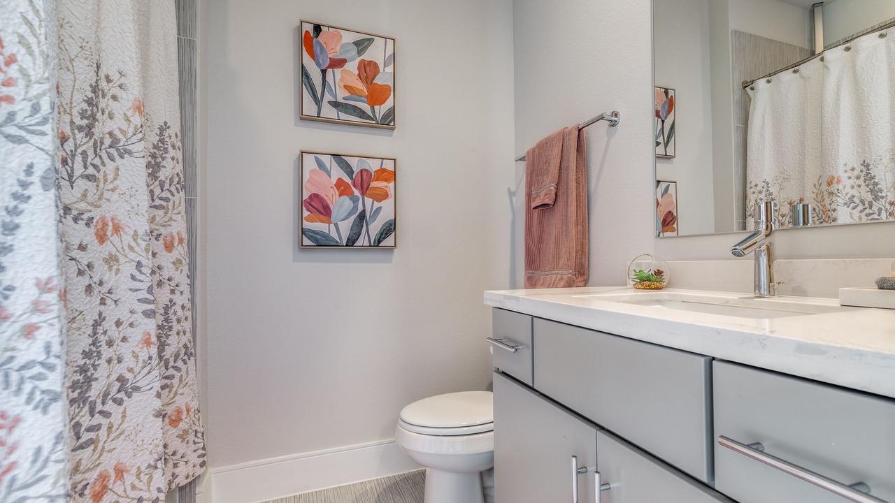 Photo of Bathroom in Spring Shadows