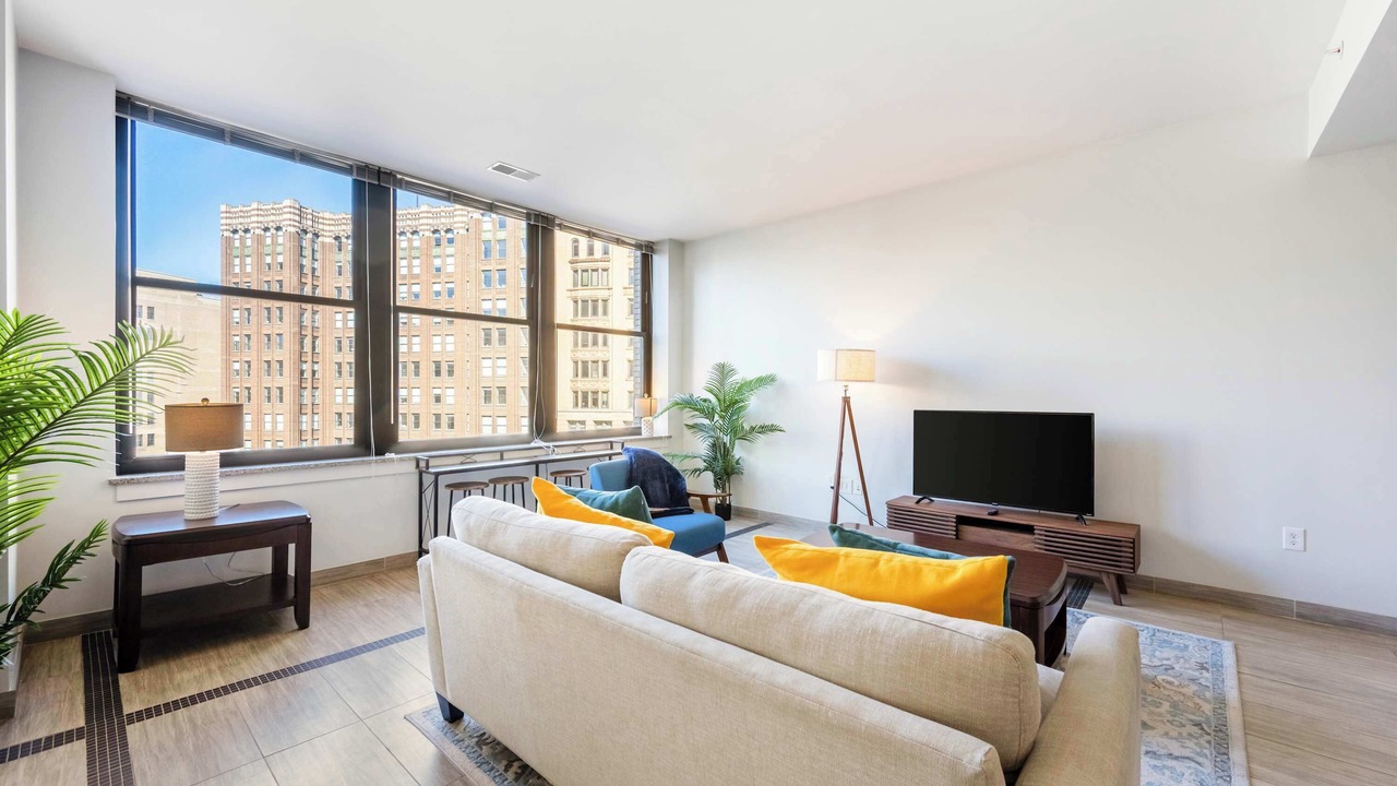 Photo of Livingroom in Downtown Detroit