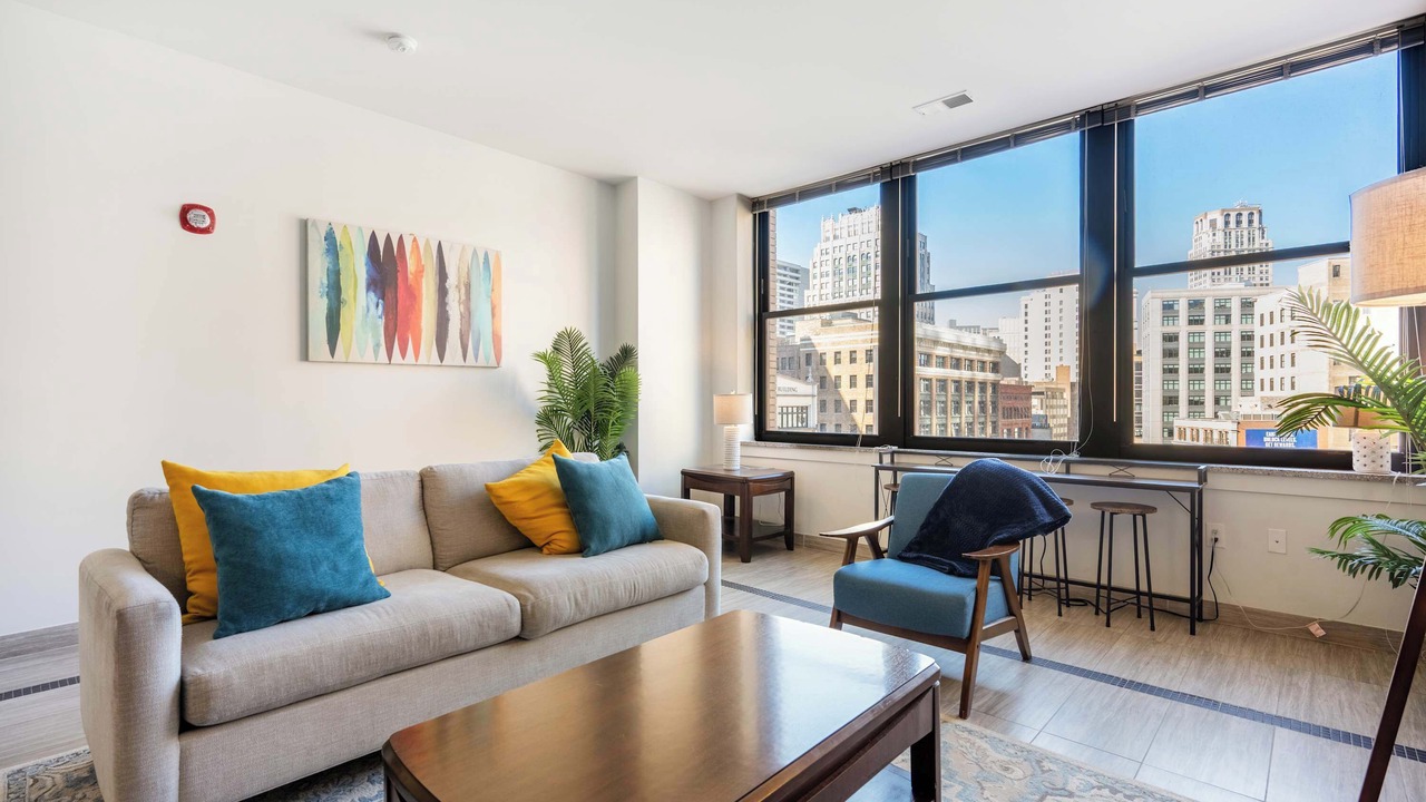 Photo of Livingroom in Downtown Detroit