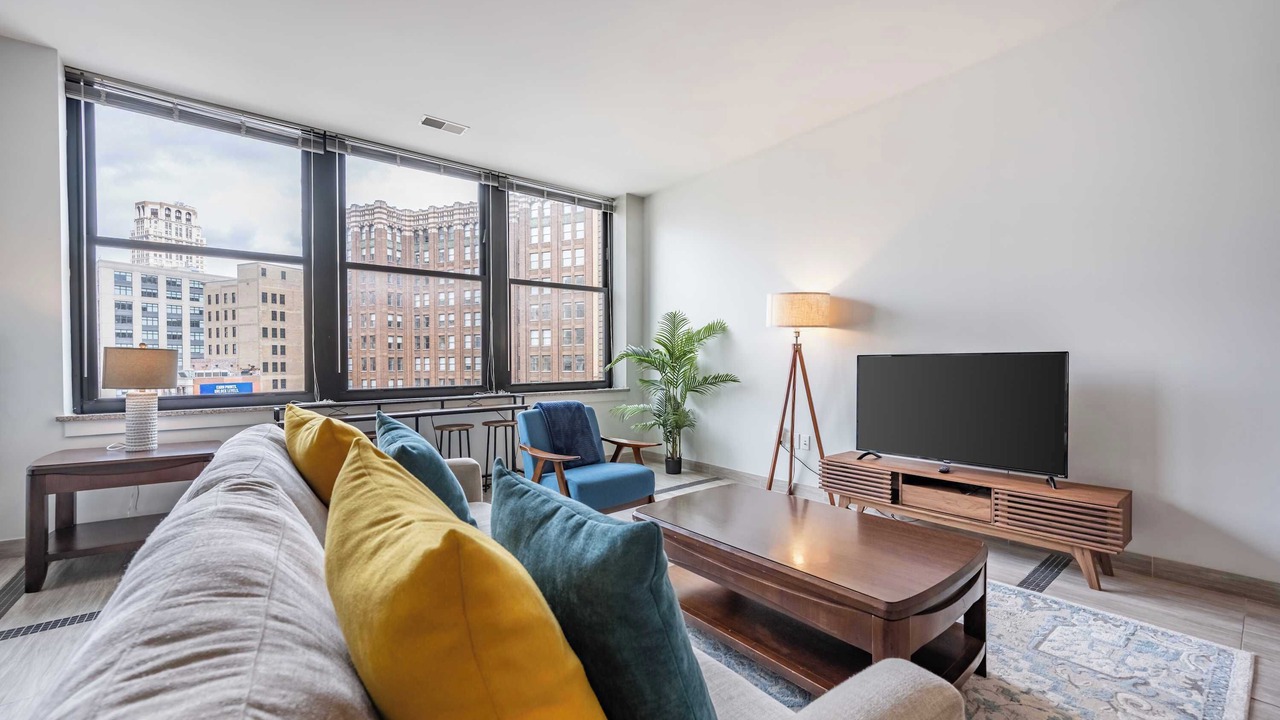Photo of Livingroom in Downtown Detroit