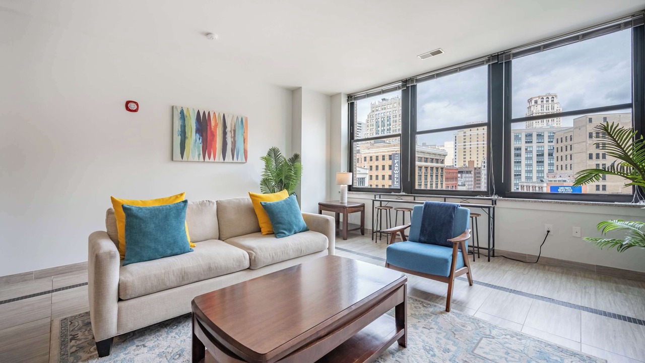 Photo of Livingroom in Downtown Detroit