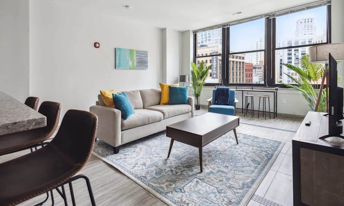 Photo of Livingroom in Downtown Detroit