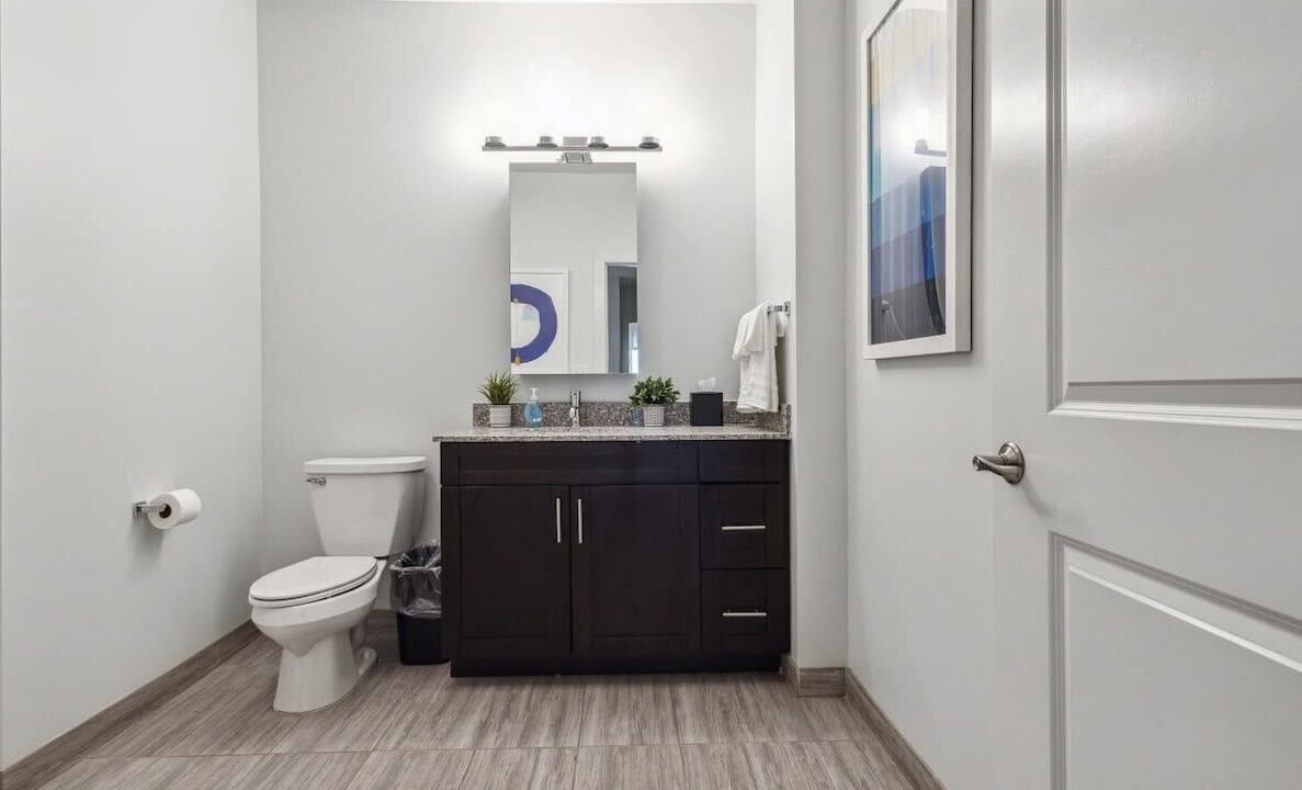 Photo of Bathroom in Downtown Detroit