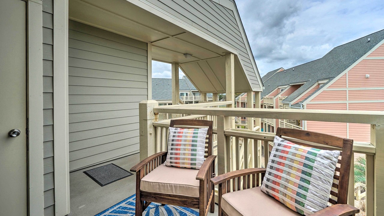 Photo of Patio Balcony in Caswell Beach